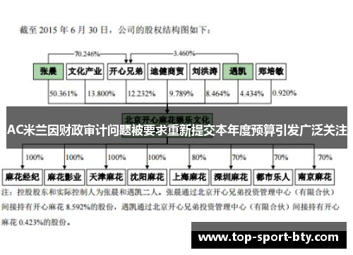 AC米兰因财政审计问题被要求重新提交本年度预算引发广泛关注